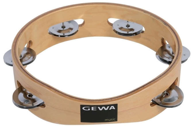 Tamburină Gewa Tamburină plastic Lemn 8"