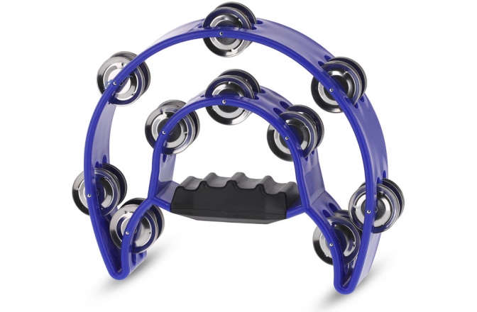 Tamburină Gewa Tamburină plastic Semilună, 20 zurgălăi Albastru