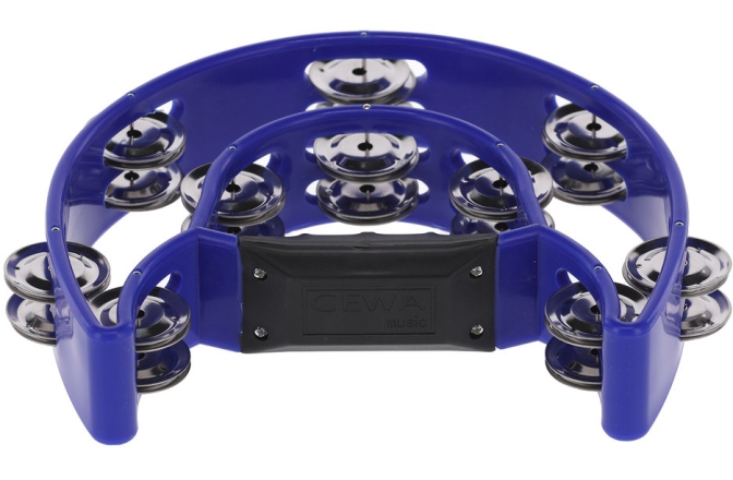 Tamburină Gewa Tamburină plastic Semilună, 20 zurgălăi Albastru