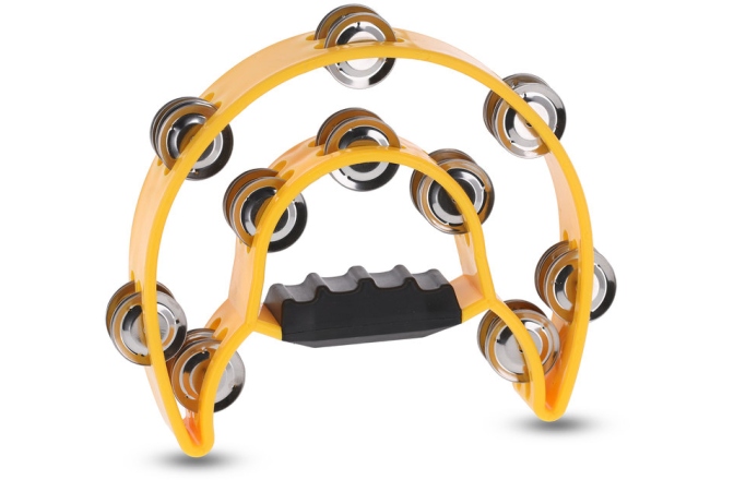 Tamburină Gewa Tamburină plastic Semilună, 20 zurgălăi Galben