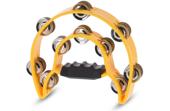 Tamburină Gewa Tamburină plastic Semilună, 20 zurgălăi Galben