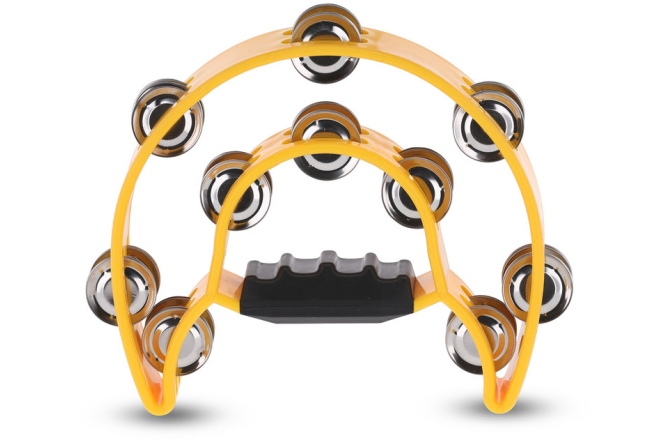 Tamburină Gewa Tamburină plastic Semilună, 20 zurgălăi Galben