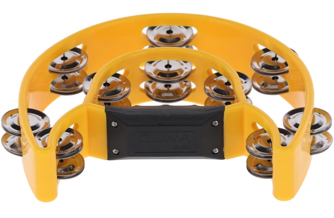 Tamburină Gewa Tamburină plastic Semilună, 20 zurgălăi Galben
