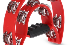 Tamburină Gewa Tamburină plastic Semiluna, 20 zurgălăi Roșu