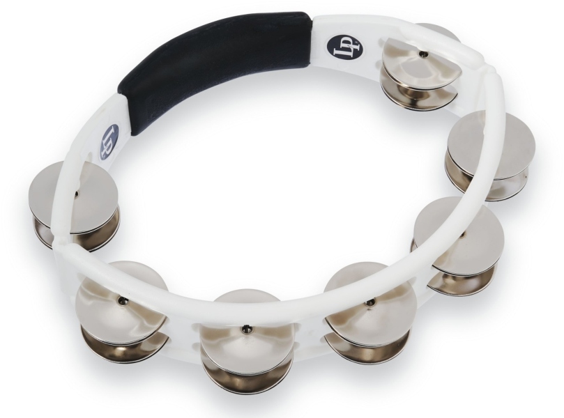 Latin Percussion Tamburina Steel Jingles alb