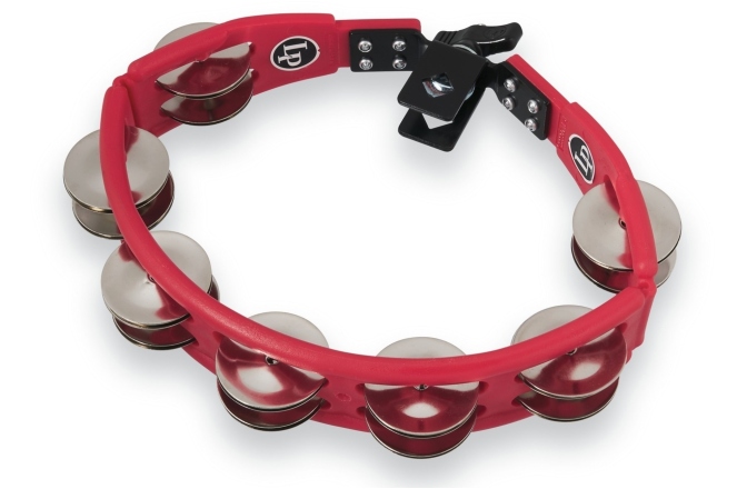 Tamburina Latin Percussion Tamburina Steel Jingles rosu