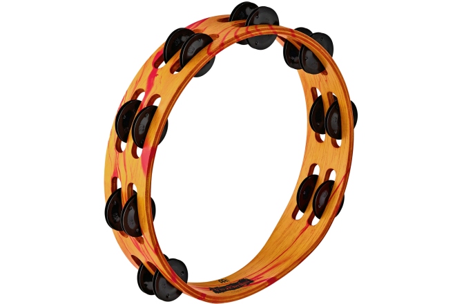 Tamburină Meinl MEINL VivaRhythm Wood Tambourine - red/orange marble finish