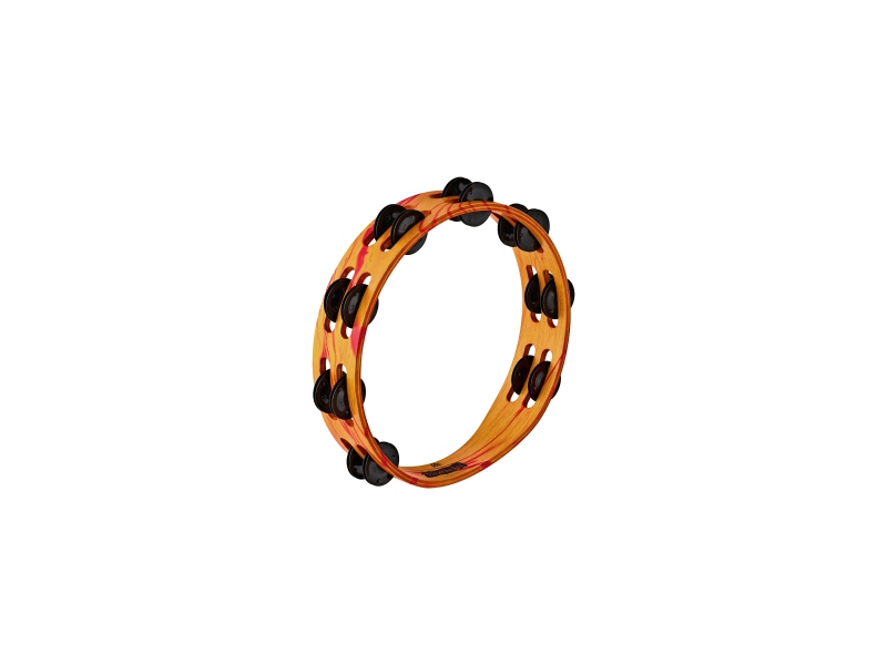 Meinl MEINL VivaRhythm Wood Tambourine - red/orange marble finish