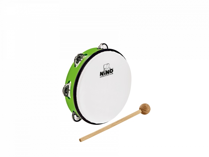 Nino Percussion ABS Tambourine 8 - Green