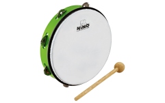 Tamburină pentru copii Nino Percussion ABS Tambourine - Grass-Green
