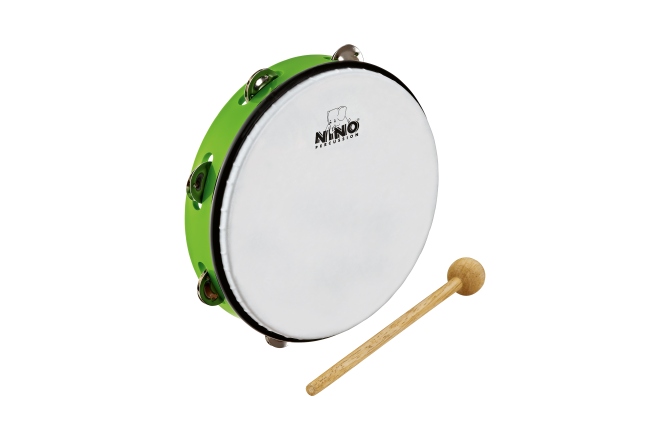 Tamburină pentru copii Nino Percussion ABS Tambourine - Grass-Green