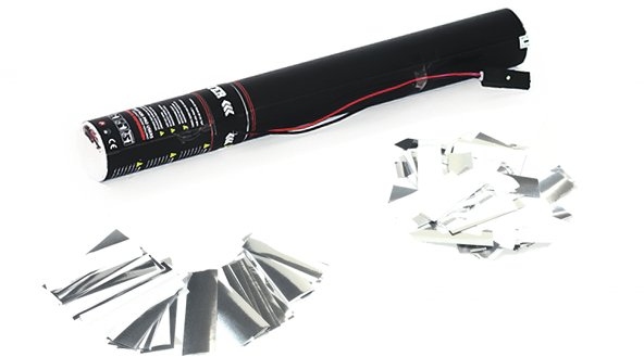 TCM FX Electric Confetti Cannon 50cm, white/silver