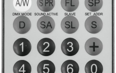 Telecomandă pentru benzi LED Eurolite IR-8 Remote Control