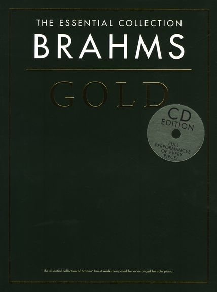 THE ESSENTIAL COLLECTION BRAHMS GOLD PIANO BOOK/2CD