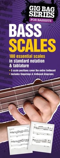 THE GIG BAG BOOK OF BASS SCALES BASS GUITAR TAB BOOK