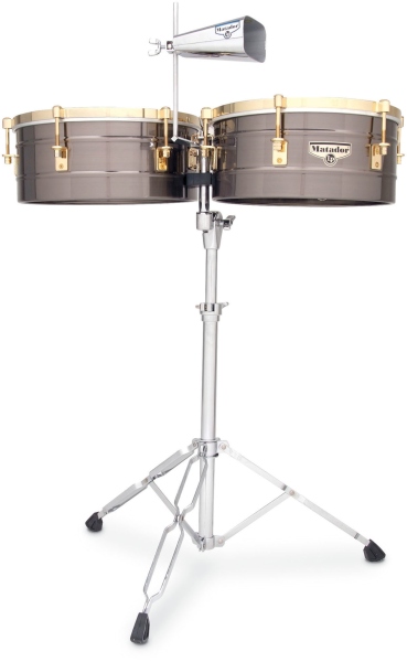 Latin Percussion  Matador Brushed Nickel/Gold Tone M257-BNG