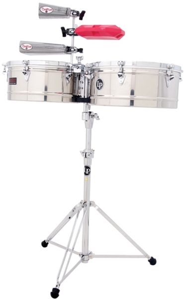Latin Percussion Timbale Prestige Stainless Steel 13