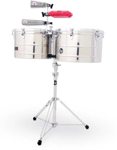 Latin Percussion Timbale Prestige Thunder Timbs Stainless Steel LP1516-S
