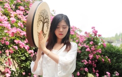 Tobă de Mână Meinl Hand Drum 16" / 40.6 cm - Tree of Life