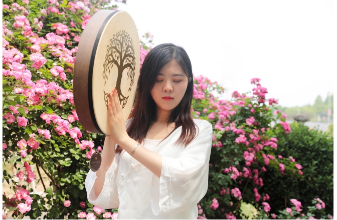 Tobă de Mână Meinl Hand Drum 16" / 40.6 cm - Tree of Life