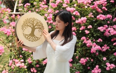 Tobă de Mână Meinl Hand Drum 16" / 40.6 cm - Tree of Life