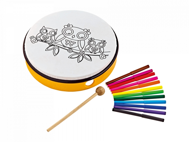 Nino Percussion Customizable ABS Hand Drum - Owel