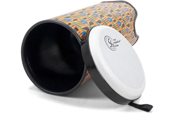 Tobă de mână Toca Freestyle II 10" x 24" Kente Cloth