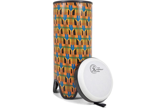 Tobă de mână Toca Freestyle II 10" x 24" Kente Cloth