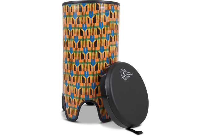 Tobă de mână Toca Freestyle II 12" x 24" Kente Cloth