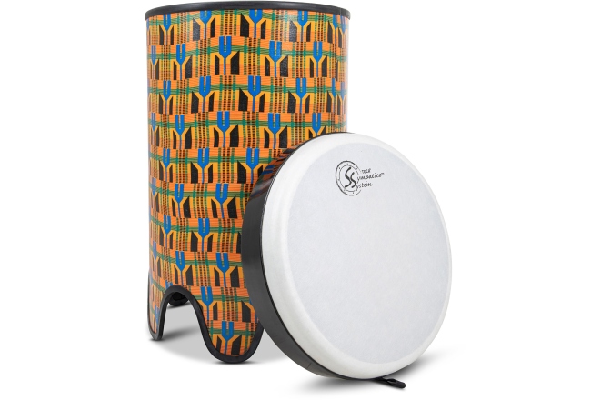 Tobă de mână Toca Freestyle II 14" x 24" Kente Cloth