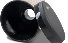 Tobă de mână Toca Freestyle II 14" x 24" Kente Cloth