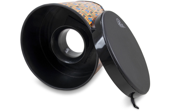 Toba de mana  Toca Gathering Drum Freestyle II Kente Cloth TSSGD-18KT-SLP