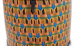 Toba de mana  Toca Gathering Drum Freestyle II Kente Cloth TSSGD-18KT-SLP