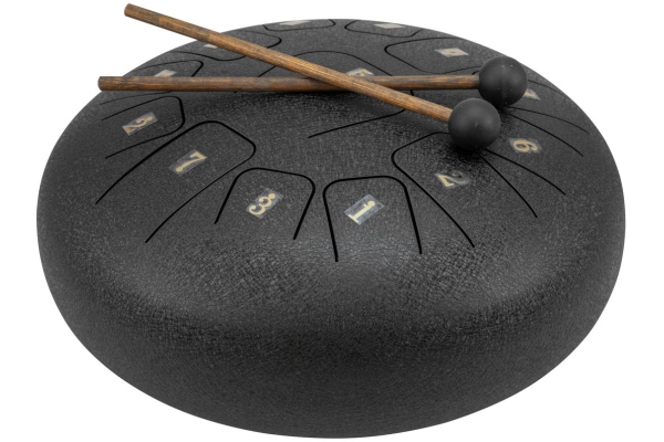 Dimavery TD-12 Steel Tongue Drum - Black