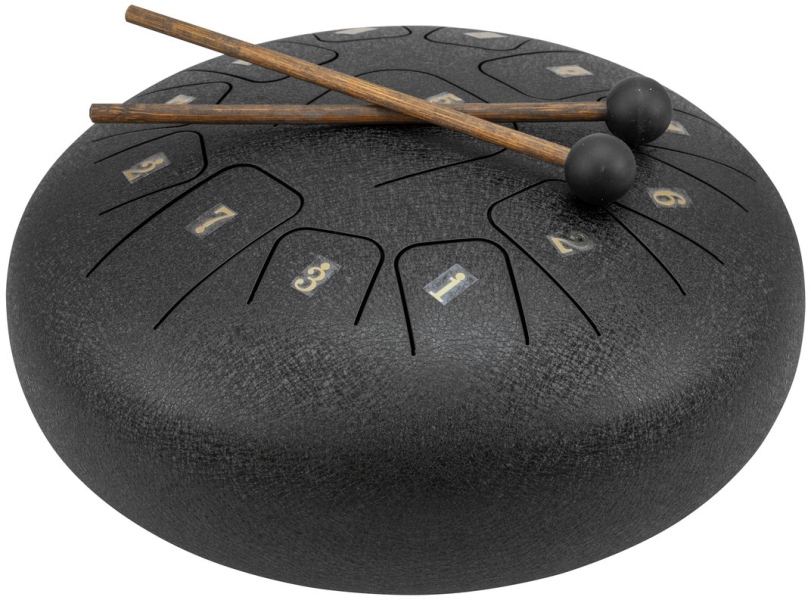 Dimavery TD-12 Steel Tongue Drum - Black