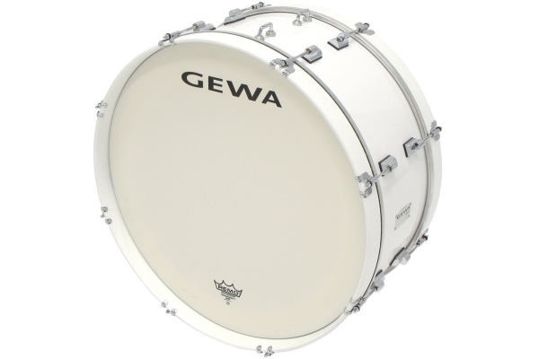 Marching Bass Drum 26x12'' White