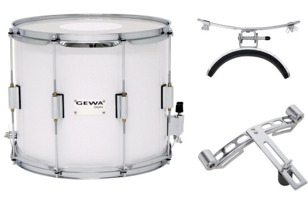 Marching Snare 14x10'' White