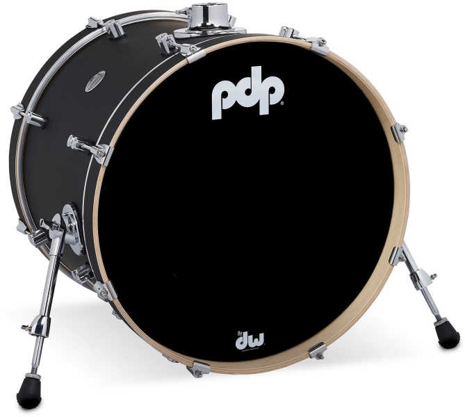 DW PDP BD Concept Maple (arţar) Satin Black 20x16