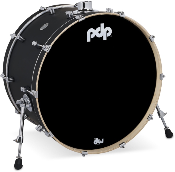 DW PDP BD Concept Maple (arţar) Satin Black 24x14