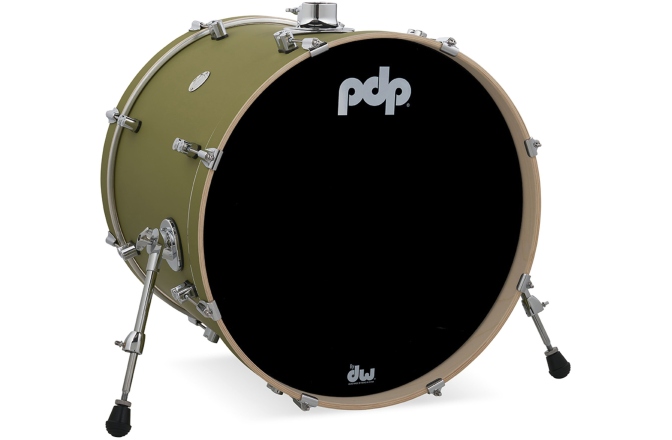 Tobă mare DW PDP BD Concept Maple (arţar) Satin Olive 22x18"