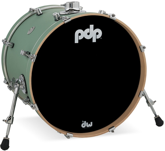 DW PDP BD Concept Maple (arţar) Satin Seafoam 20x16