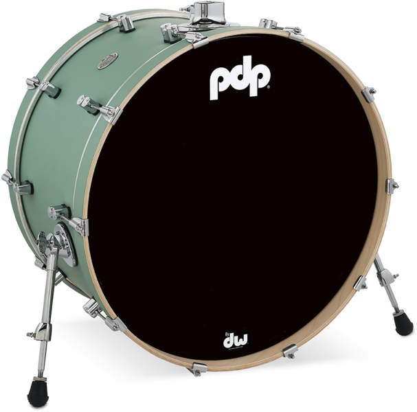 DW PDP BD Concept Maple (arţar) Satin Seafoam 24x14