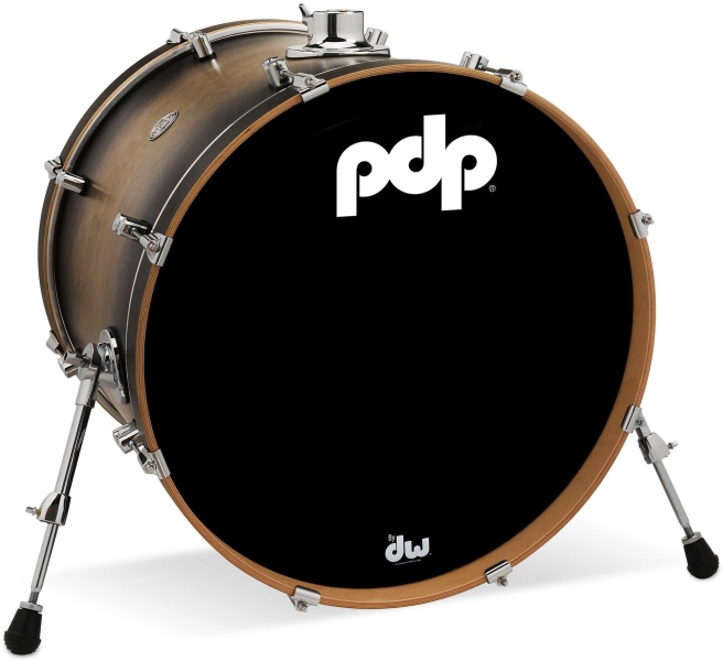 DW PDP BD Concept Maple Satin CB 22x18