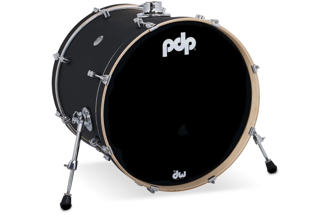 Tobă Mare DW PDP Concept Maple (arţar) Satin Black 22x18"