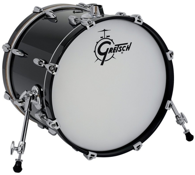 Gretsch Renown Maple Bass Drum Piano Black 18