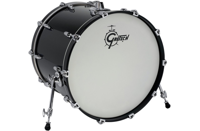 Toba mare Gretsch  Renown Maple Bass Drum Piano Black 22" x 18"