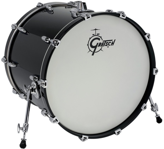 Gretsch Renown Maple Bass Drum Piano Black 22