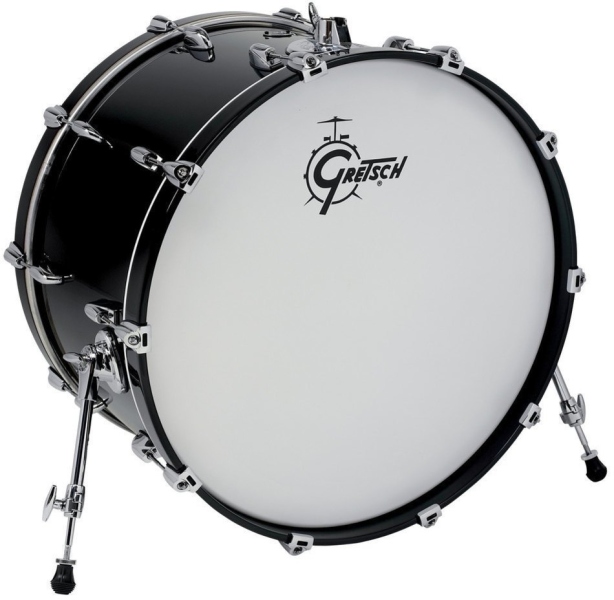 Gretsch Renown Maple Bass Drum Piano Black 24