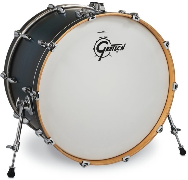 Gretsch Renown Maple Bass Drum Satin Antique Blue Burst 24