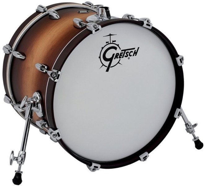 Gretsch Renown Maple Bass Drum Satin Tobacco Burst 18